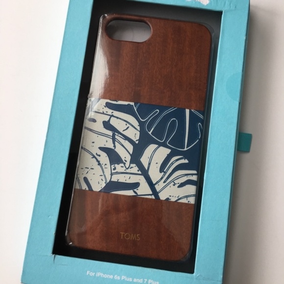 Toms iPhone 6s Plus & 7 Plus Wood Palms Phone Case - Picture 3 of 5
